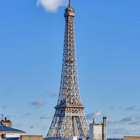 Splendide Terrasse Avec Vue Tour Eiffel Appartement *