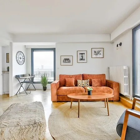 Splendide Terrasse Avec Vue Tour Eiffel Appartement