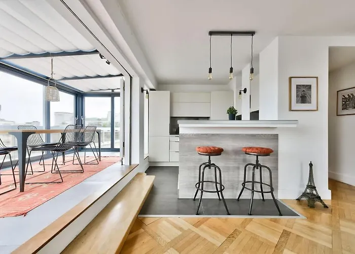 Appartement Splendide Terrasse Avec Vue Tour Eiffel Paris