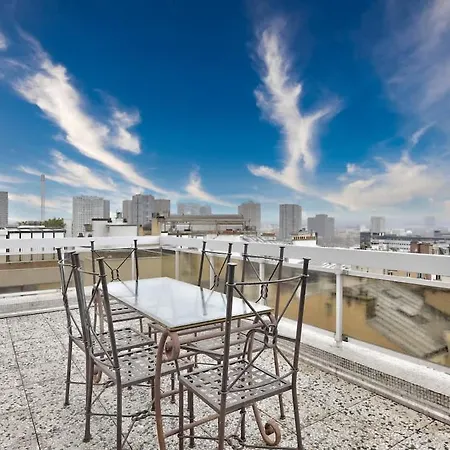아파트 Splendide Terrasse Avec Vue Tour Eiffel