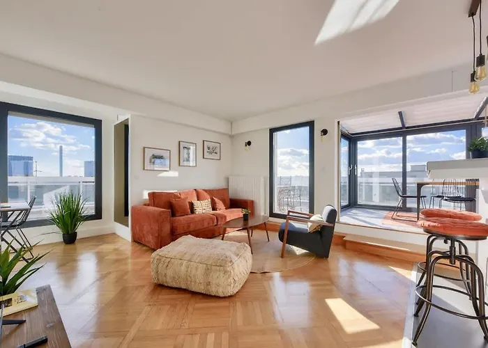 Apartment Splendide Terrasse Avec Vue Tour Eiffel Paris