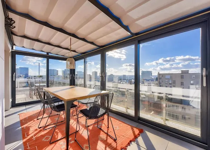 Splendide Terrasse Avec Vue Tour Eiffel Paris