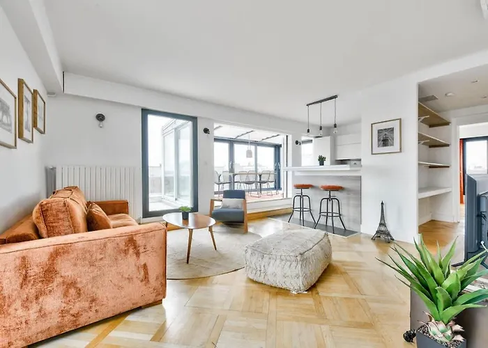 Splendide Terrasse Avec Vue Tour Eiffel *