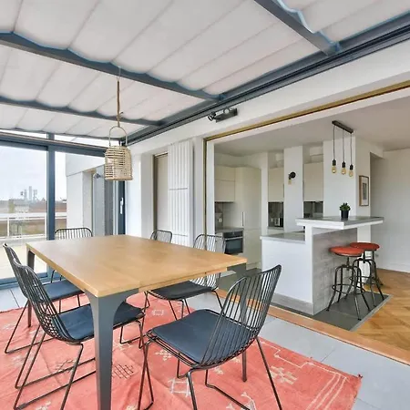 Splendide Terrasse Avec Vue Tour Eiffel 公寓 巴黎