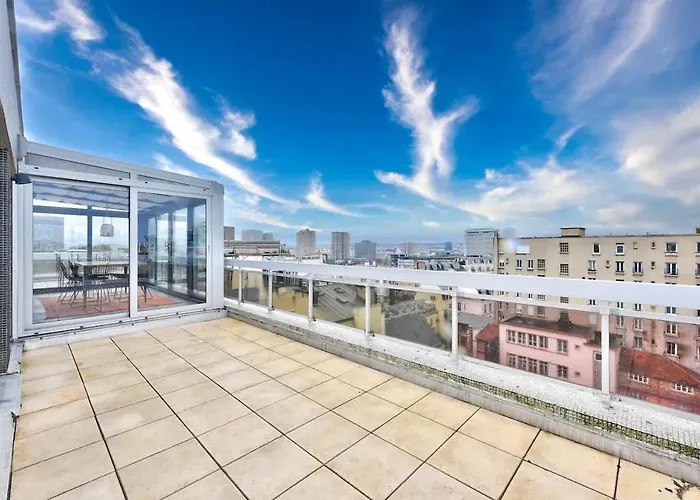 Splendide Terrasse Avec Vue Tour Eiffel 巴黎